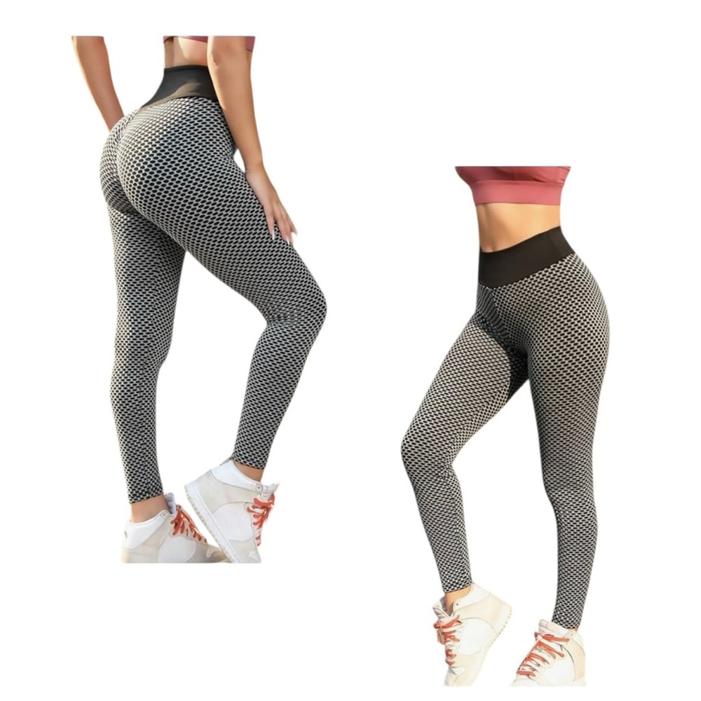 Scrunch Butt Lifting Workout High Waisted Yoga Pants. Tummy Control